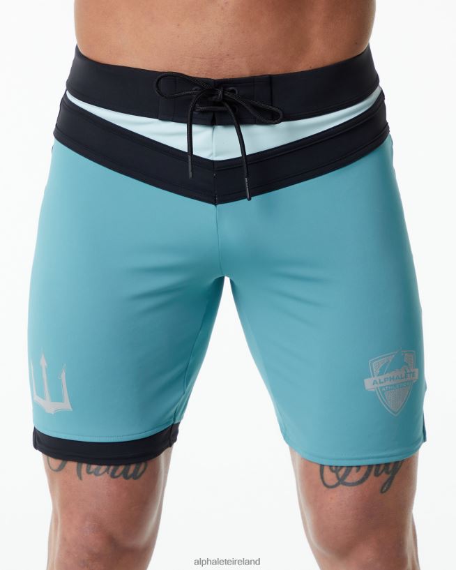 Clothing IE Alphalete Men Trident Competition Short Teal 2L4400744