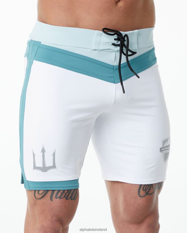 Clothing IE Alphalete Men Trident Competition Short White 2L4400743