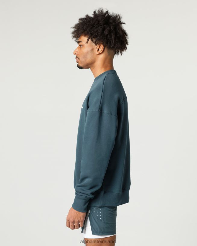 Clothing IE Alphalete Men Classic Crew Ocean Blue 2L4400632