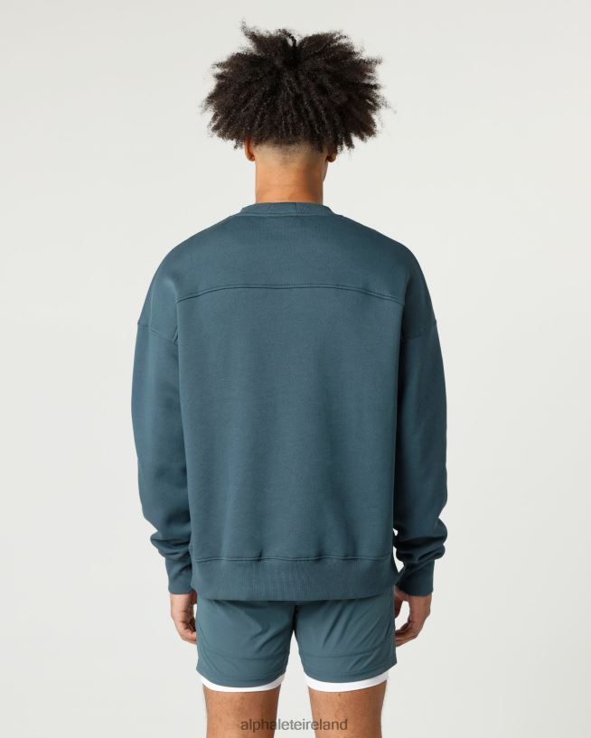 Clothing IE Alphalete Men Classic Crew Ocean Blue 2L4400632