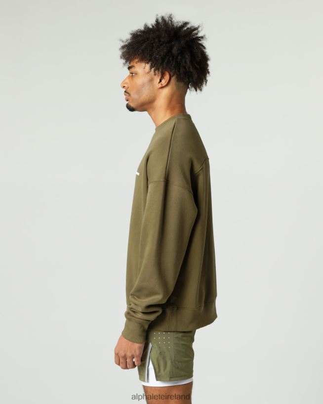 Clothing IE Alphalete Men Classic Crew Willow Green 2L4400631