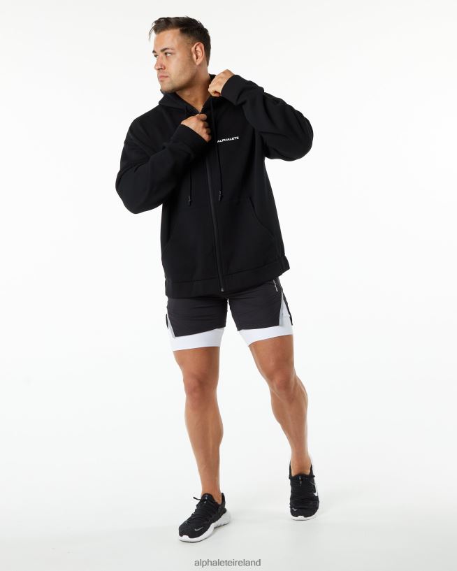 Clothing IE Alphalete Men Classic Full-Zip Jacket Black 2L4400645