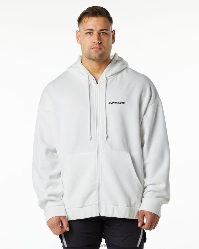 Clothing IE Alphalete Men Classic Full-Zip Jacket White 2L4400641