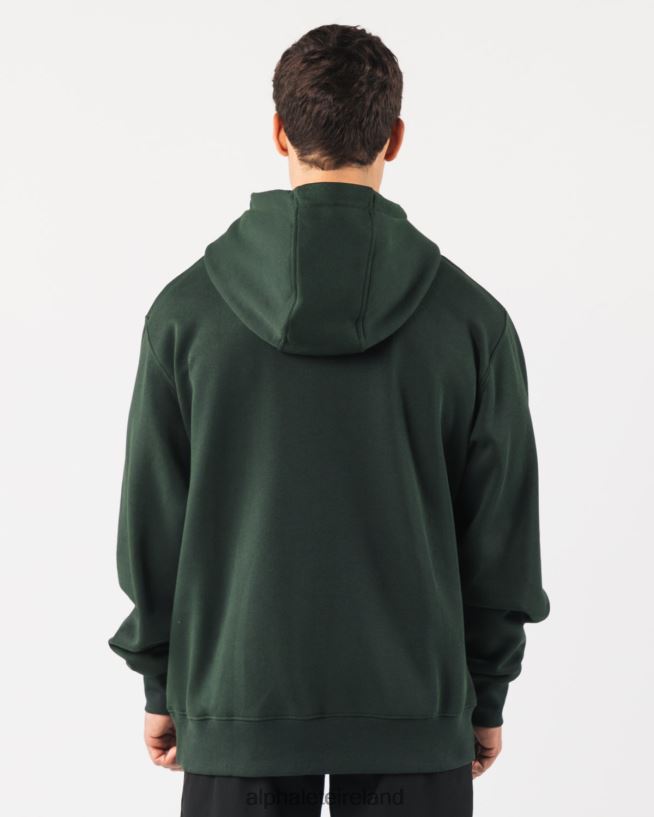 Clothing IE Alphalete Men Core Hoodie Evergreen Green 2L4400627