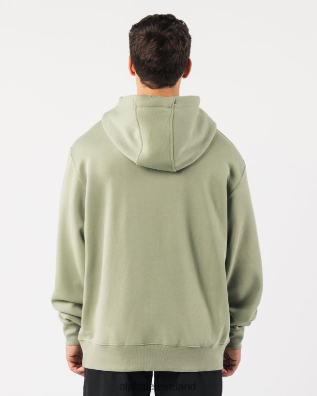 Clothing IE Alphalete Men Core Hoodie Sage Green 2L4400626