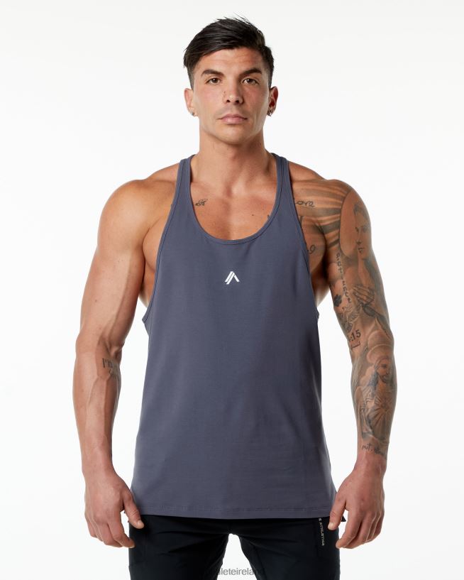 Clothing IE Alphalete Men Emblem Stringer Muted Purple 2L4400605