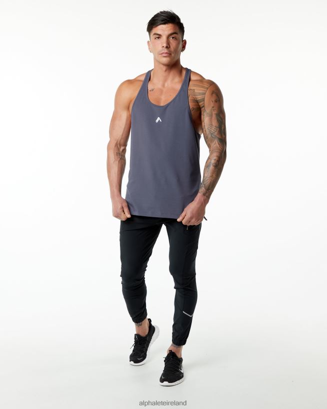 Clothing IE Alphalete Men Emblem Stringer Muted Purple 2L4400605