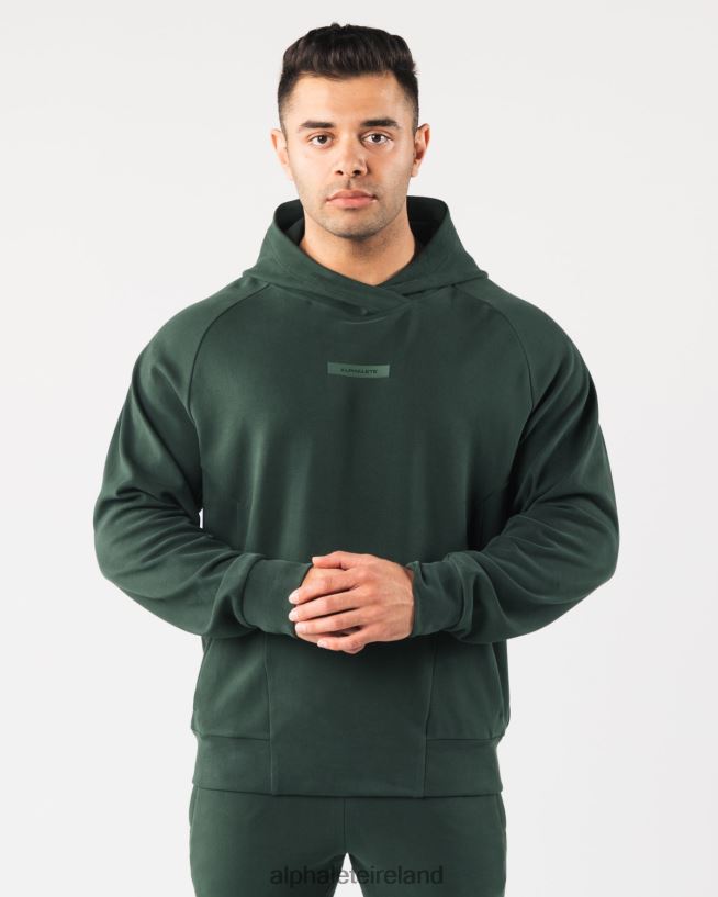 Clothing IE Alphalete Men Identity Pro Hoodie Evergreen Green 2L4400623
