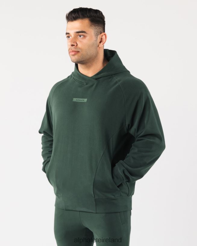 Clothing IE Alphalete Men Identity Pro Hoodie Evergreen Green 2L4400623