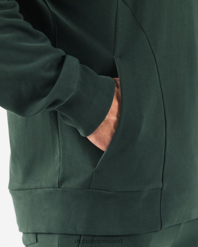 Clothing IE Alphalete Men Identity Pro Hoodie Evergreen Green 2L4400623