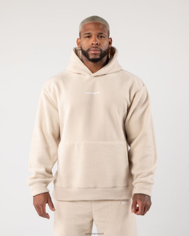 Clothing IE Alphalete Men King Hoodie Vanilla Brown 2L4400616