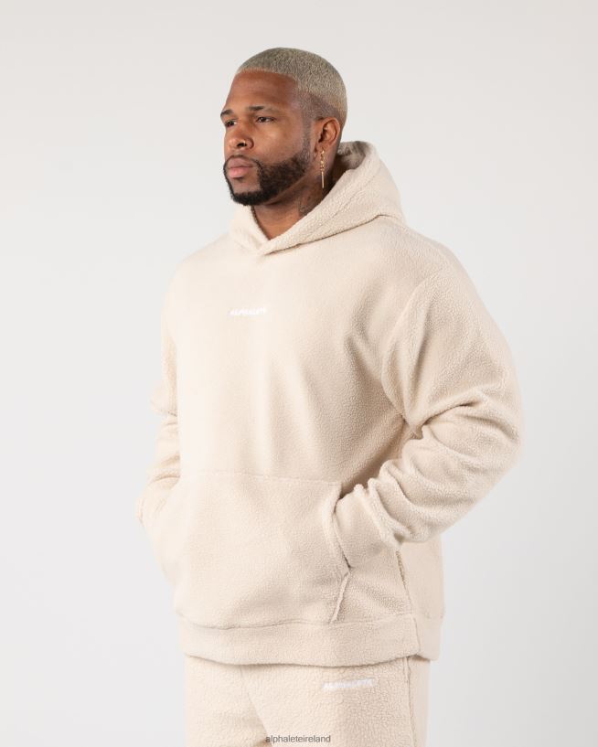 Clothing IE Alphalete Men King Hoodie Vanilla Brown 2L4400616