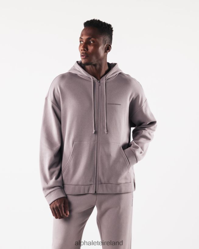 Clothing IE Alphalete Men Origin Full-Zip Jacket Rose Water Pink 2L4400611