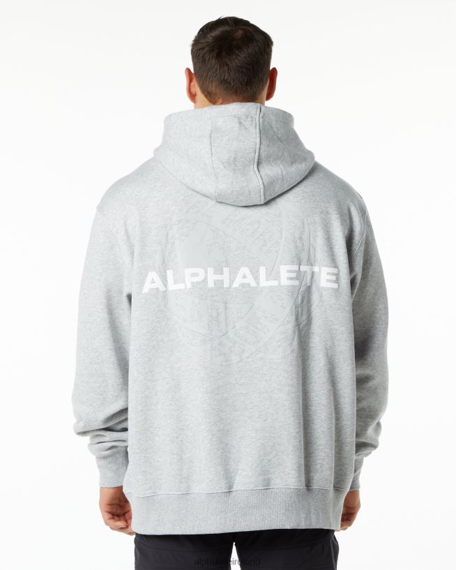 Clothing IE Alphalete Men Unity Hoodie Heather Grey 2L4400646