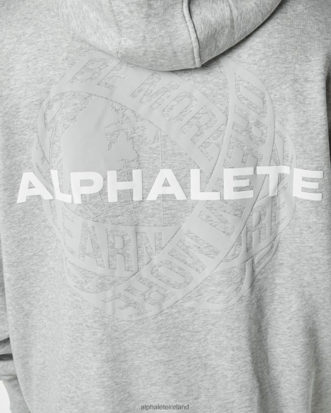Clothing IE Alphalete Men Unity Hoodie Heather Grey 2L4400646