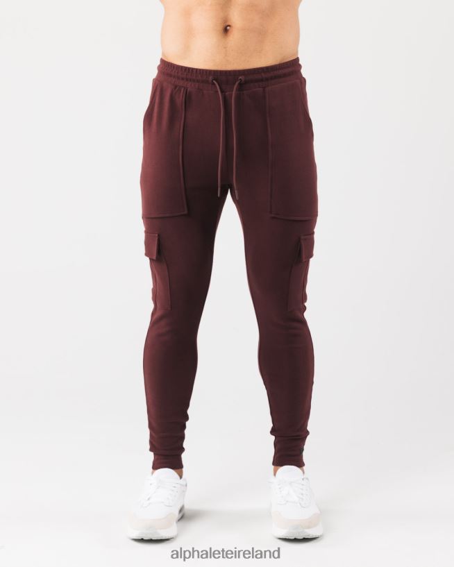 Clothing IE Alphalete Men Identity Cargo Sangria Red 2L4400731