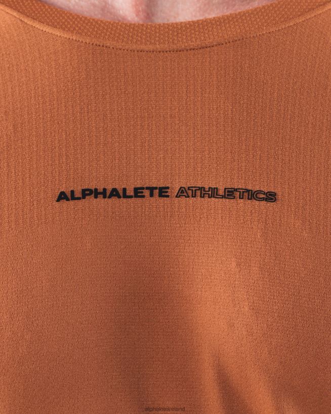 Clothing IE Alphalete Men AA Airtech LS Tee Alloy Orange 2L4400513