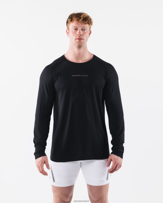 Clothing IE Alphalete Men AA Airtech LS Tee Black 2L4400524