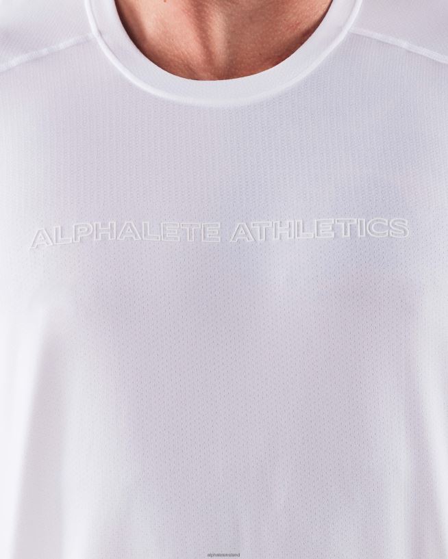 Clothing IE Alphalete Men AA Airtech Tee White 2L4400507