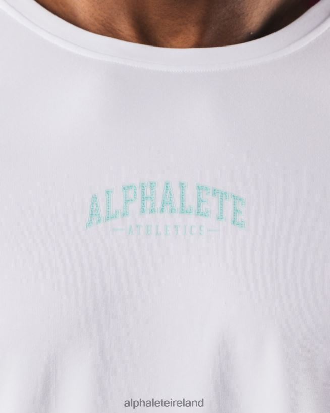 Clothing IE Alphalete Men AA Paisley Print LS Tee White 2L4400526