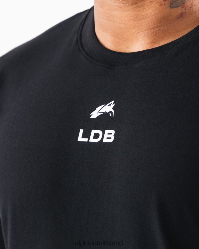 Clothing IE Alphalete Men Brushed Crest Tee Black 2L4400537