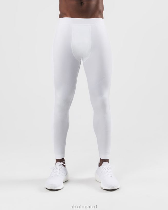 Clothing IE Alphalete Men Reform Compression Legging White 2L4400746