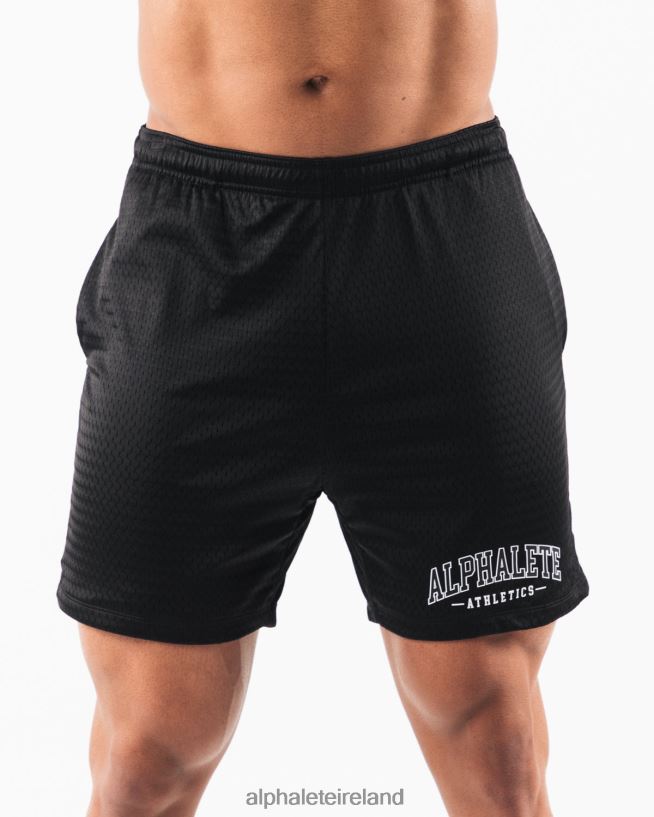 Clothing IE Alphalete Men AA Mesh Short 6" Black 2L4400673