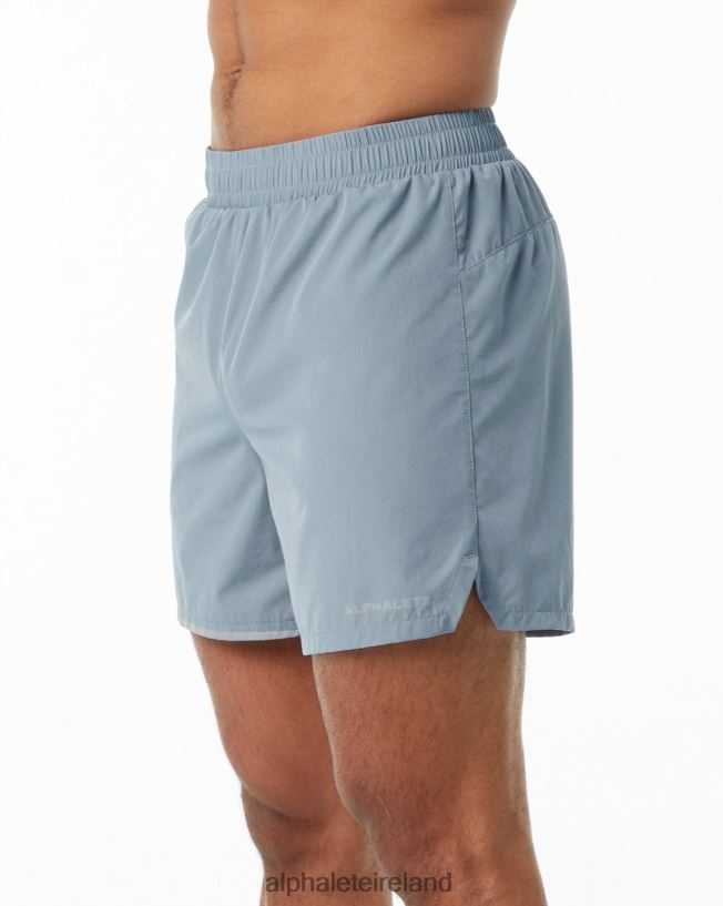 Clothing IE Alphalete Men Core Stride Short 5" Fog Blue 2L4400699