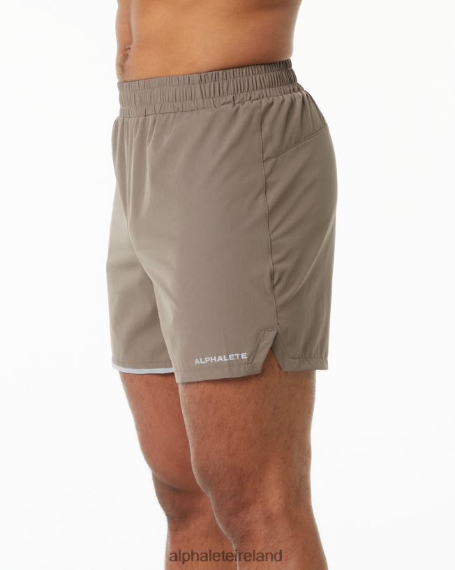 Clothing IE Alphalete Men Core Stride Short 5" Mocha Brown 2L4400696