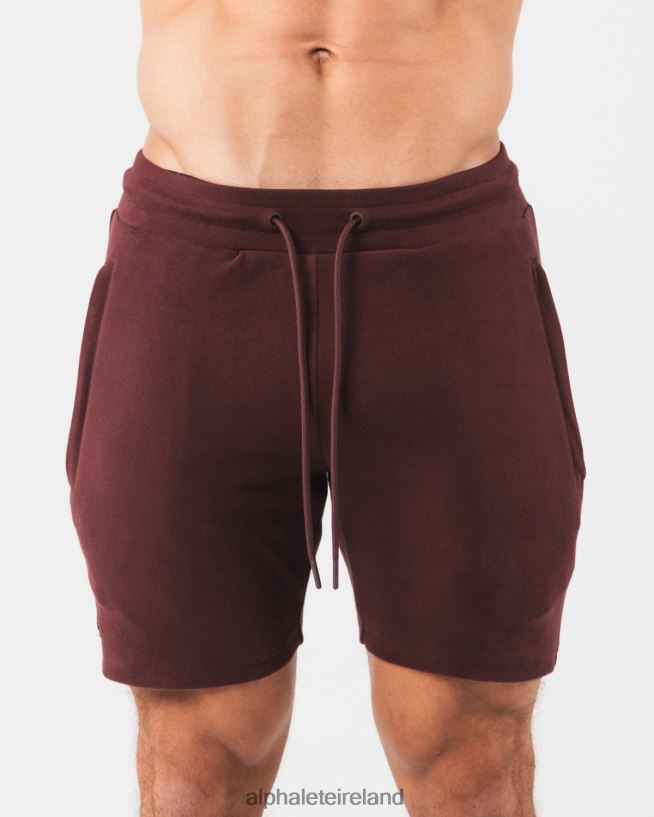 Clothing IE Alphalete Men Identity Short 6" Sangria Red 2L4400677