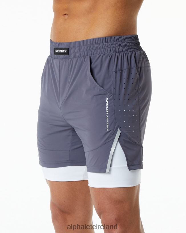 Clothing IE Alphalete Men Infinity Speed Short 5.5" Muted Purple 2L4400704