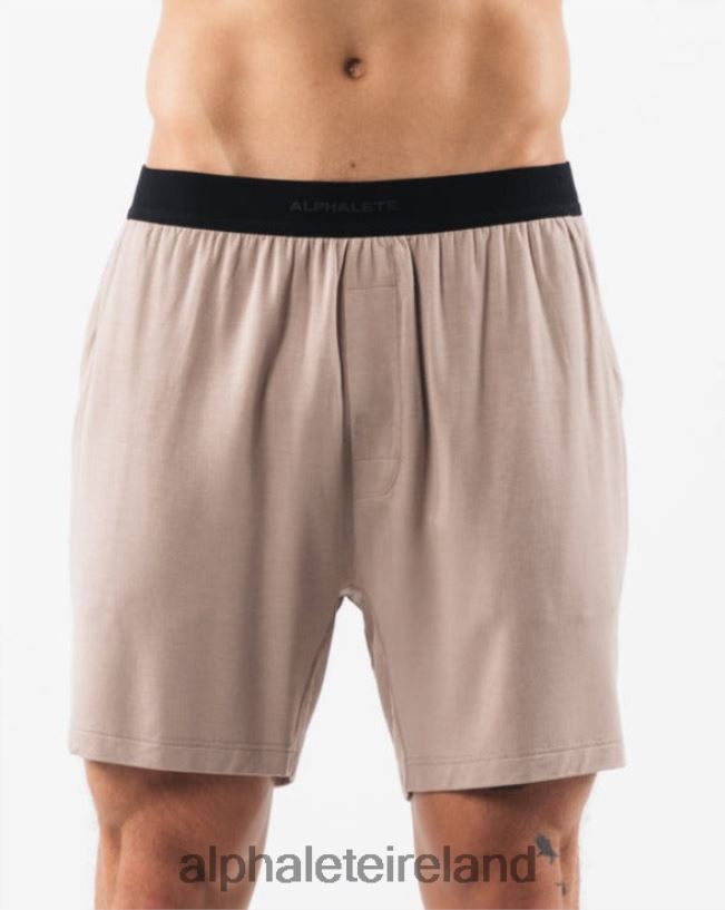 Clothing IE Alphalete Men Lounge Short Mocha Brown 2L4400656