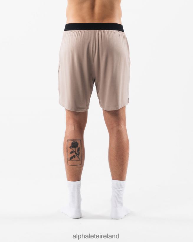 Clothing IE Alphalete Men Lounge Short Mocha Brown 2L4400656