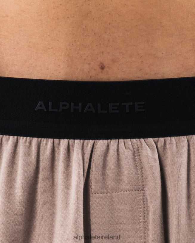 Clothing IE Alphalete Men Lounge Short Mocha Brown 2L4400656
