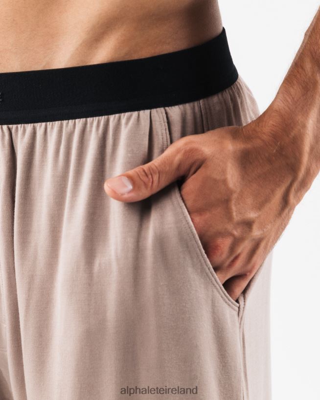 Clothing IE Alphalete Men Lounge Short Mocha Brown 2L4400656