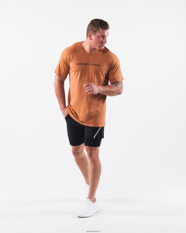 Clothing IE Alphalete Men AA Airtech Tee Alloy Orange 2L4400512