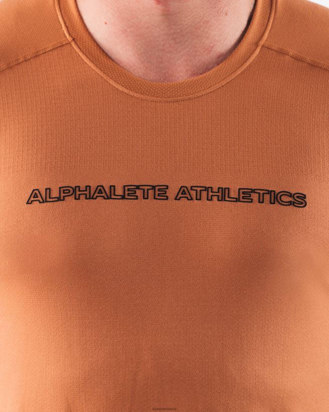 Clothing IE Alphalete Men AA Airtech Tee Alloy Orange 2L4400512