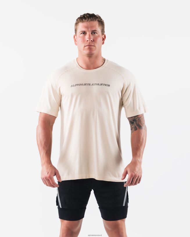 Clothing IE Alphalete Men AA Airtech Tee Beige Brown 2L4400510