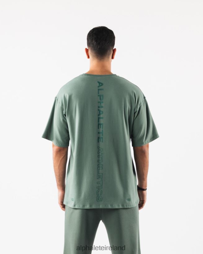 Clothing IE Alphalete Men Aligned Tee Sage Green 2L4400499
