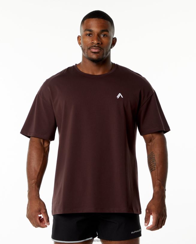 Clothing IE Alphalete Men Emblem Tee Burgundy Red 2L4400551
