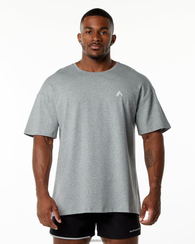 Clothing IE Alphalete Men Emblem Tee Heather Grey 2L4400550