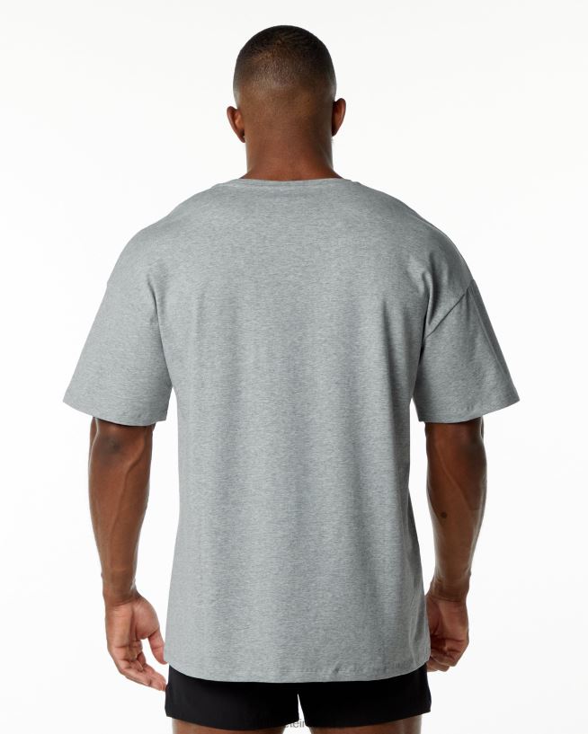 Clothing IE Alphalete Men Emblem Tee Heather Grey 2L4400550