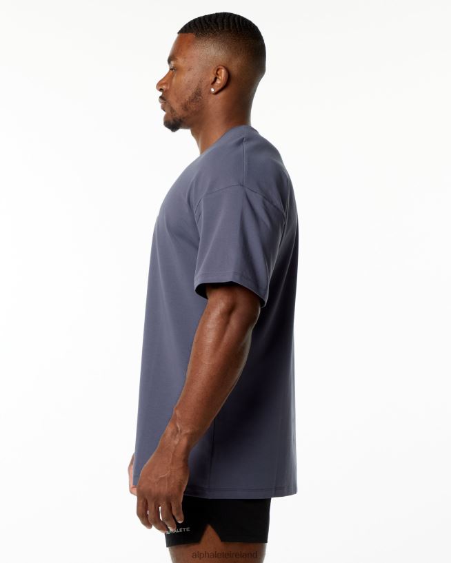 Clothing IE Alphalete Men Emblem Tee Muted Purple 2L4400552