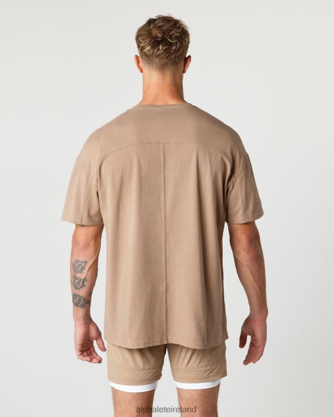 Clothing IE Alphalete Men Heavy Cotton Core Tee Chai Brown 2L4400548