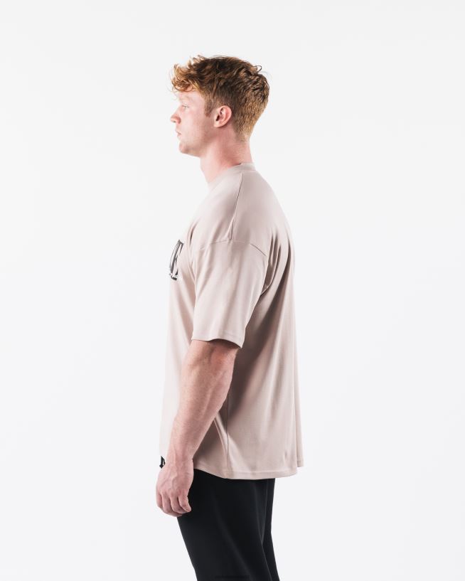 Clothing IE Alphalete Men Republic Tee Atmosphere Brown 2L4400503