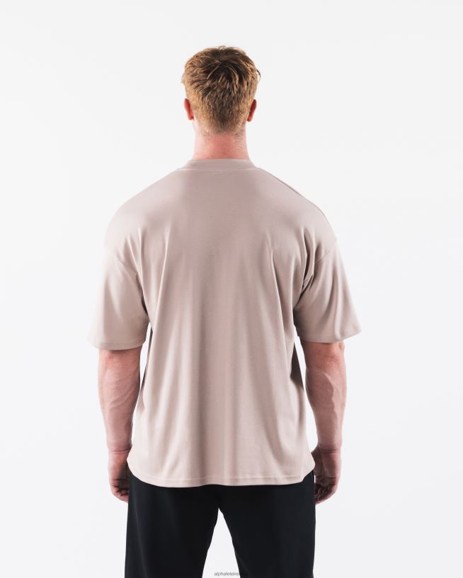 Clothing IE Alphalete Men Republic Tee Atmosphere Brown 2L4400503