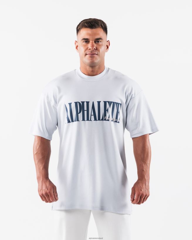 Clothing IE Alphalete Men Republic Tee Halogen Blue 2L4400495
