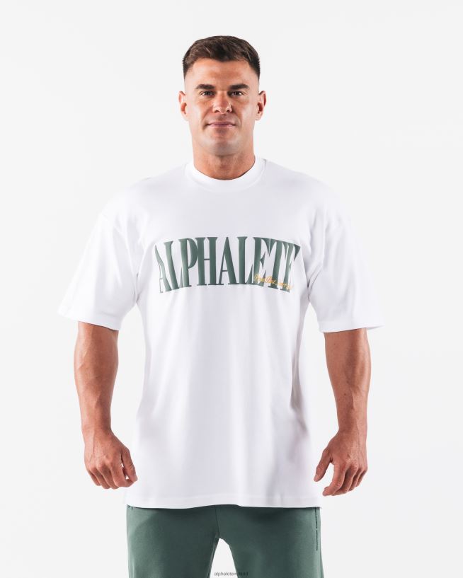 Clothing IE Alphalete Men Republic Tee White 2L4400489