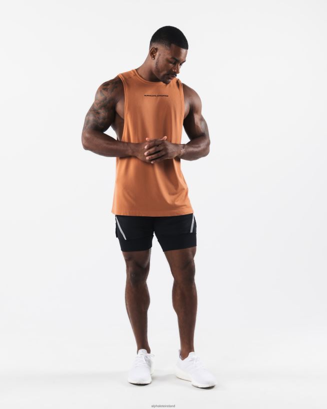 Clothing IE Alphalete Men AA Airtech Cutoff Alloy Orange 2L4400572