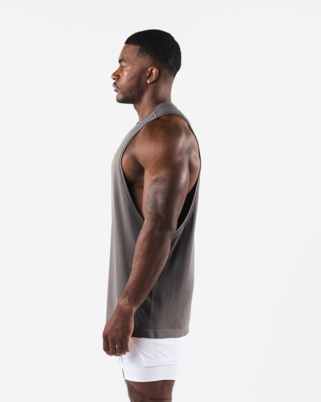 Clothing IE Alphalete Men AA Airtech Cutoff Dusty Concrete Grey 2L4400575